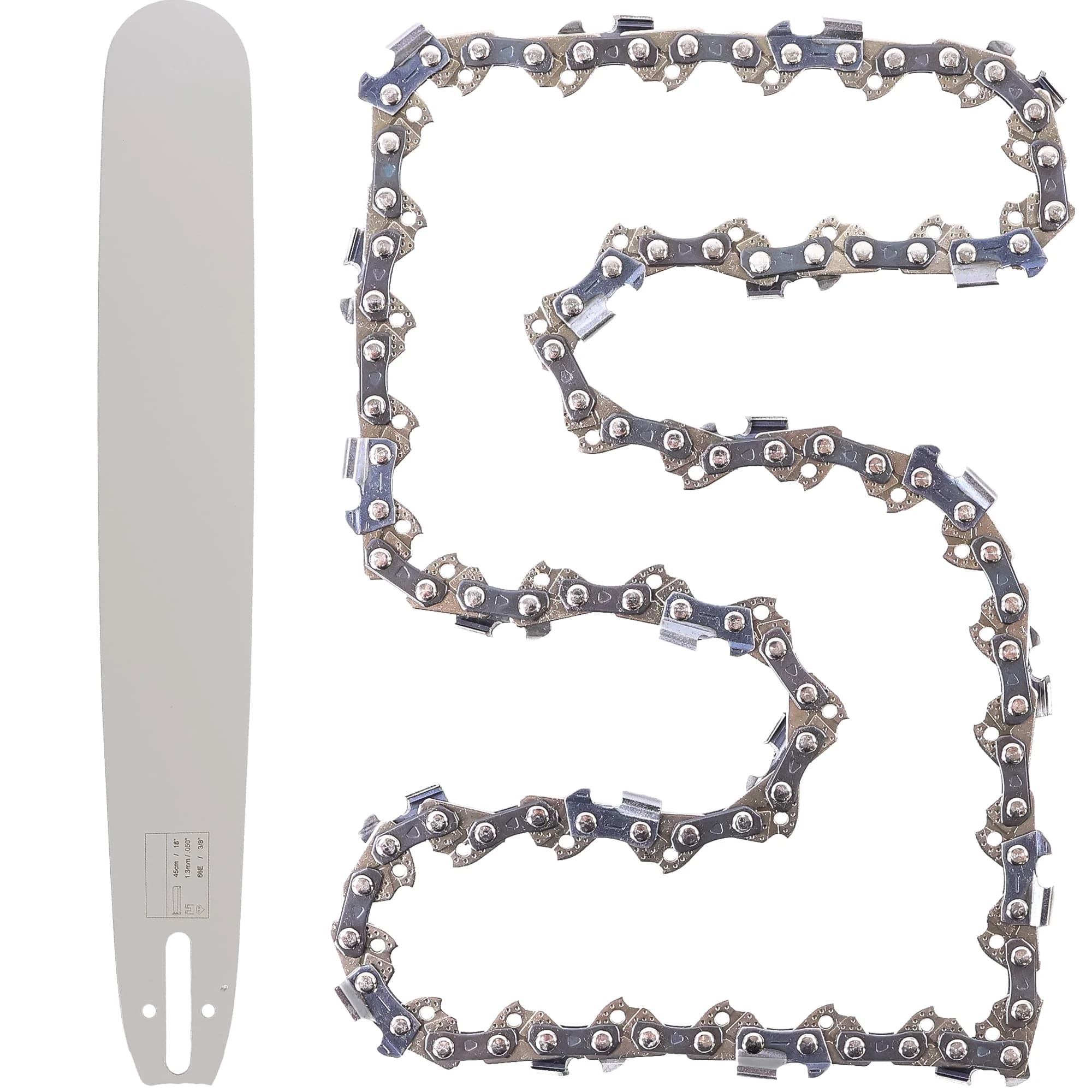 Saw bar for Stihl + chain 18" 45cm 1.3mm 3/8LP 44TG 7T A074 MAMUTH