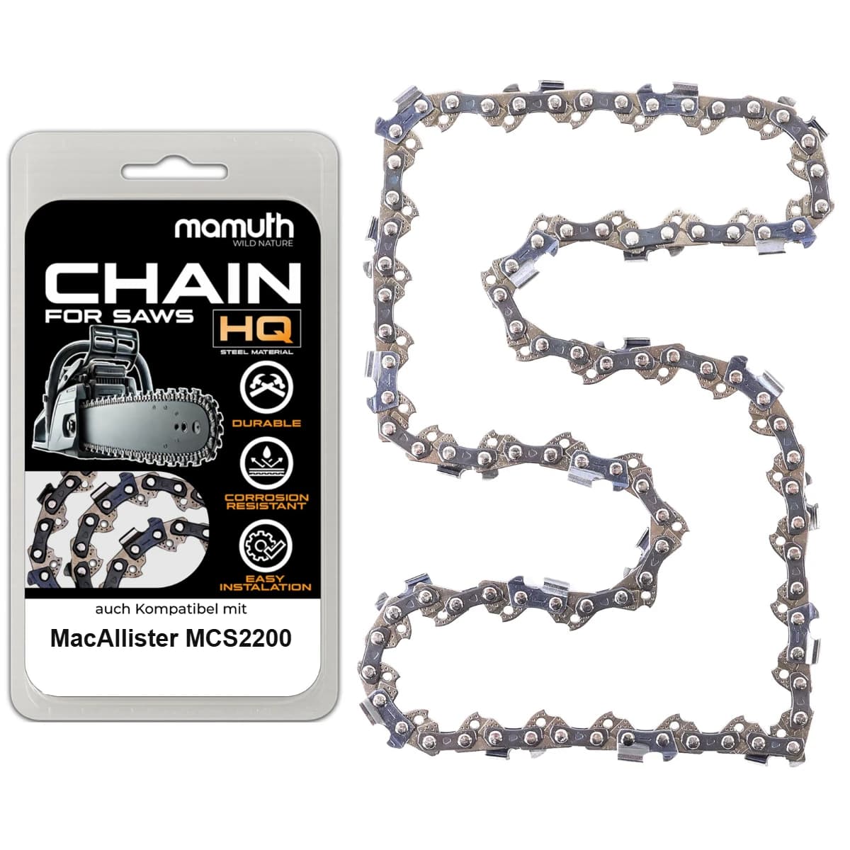 Saw chain 40cm 1,1mm 3/8" 56TG for MacAllister MCS2200