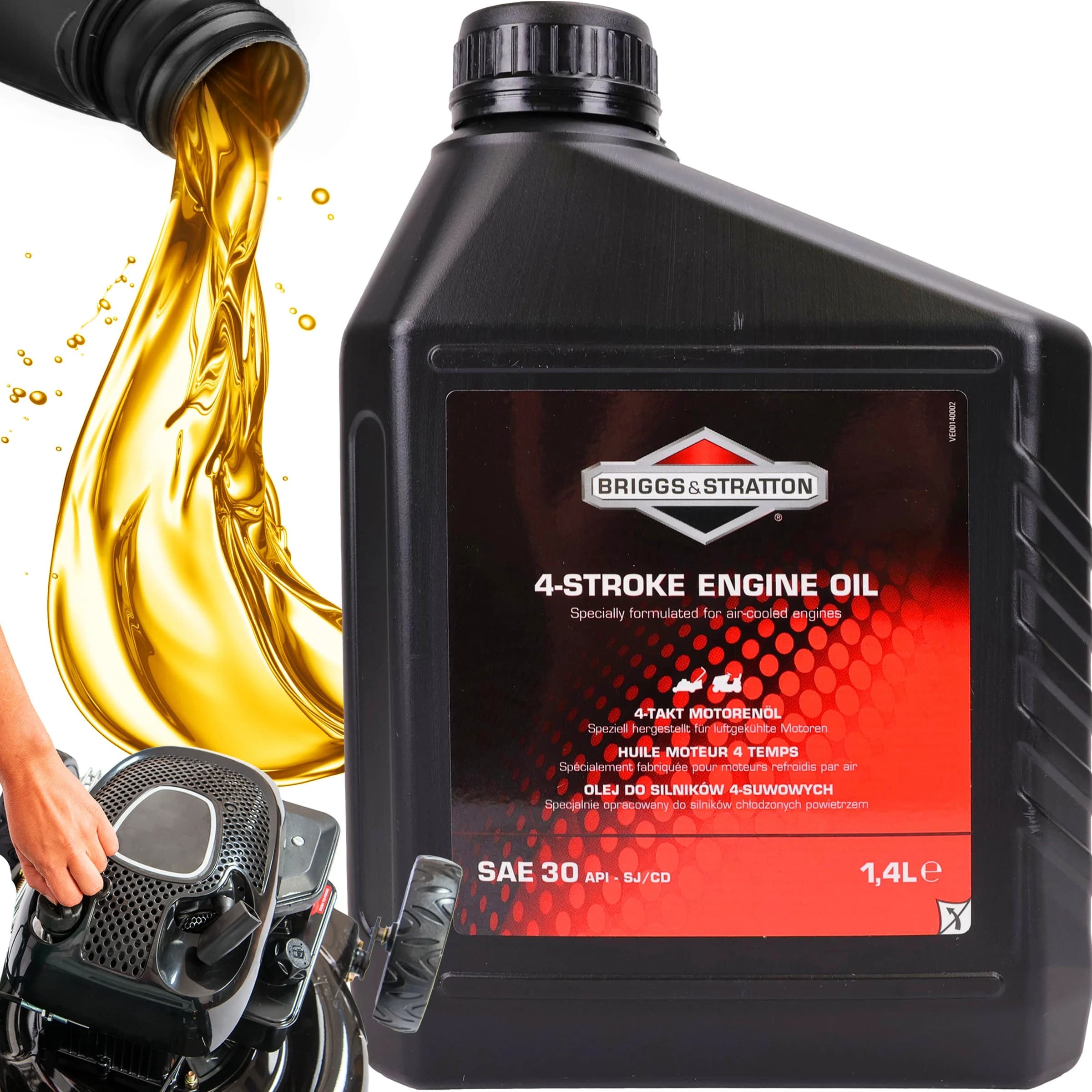 Engine Oil for Lawn Mower BRIGGS&STRATTON SAE30 1.4L Four-Stroke Engines