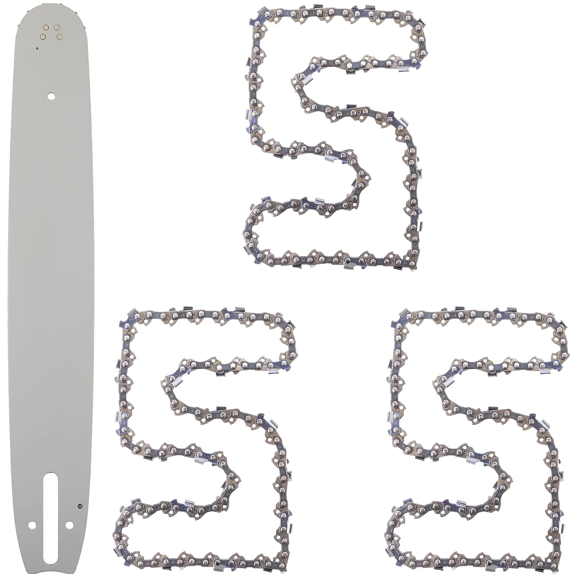 Bar for Stihl 038, 039 + 3x chain 16" 40cm 1.6mm 0.325 67TG 12T D025 MAMUTH