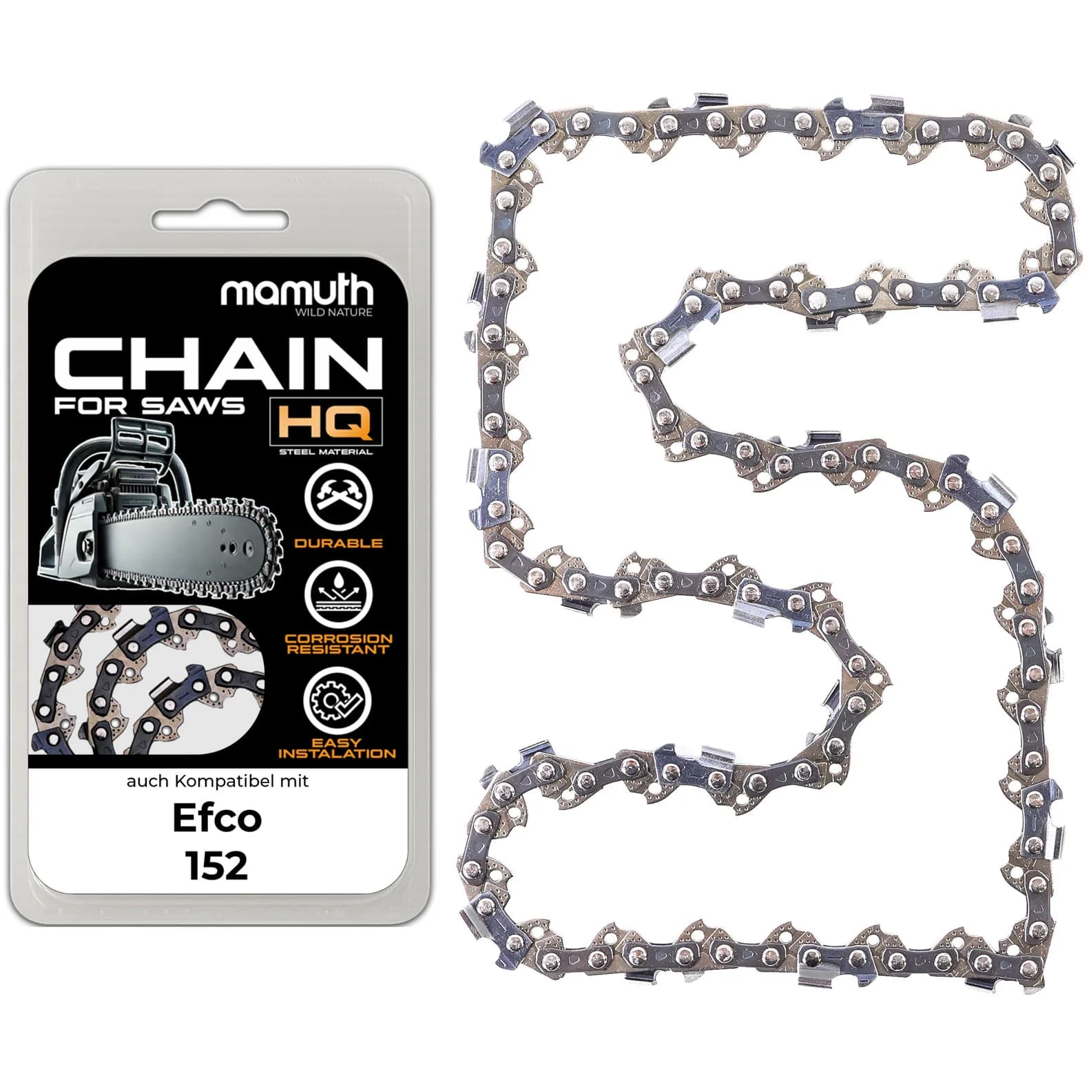 Saw chain 40cm 1.5mm 0.325"" 66TG for Efco 152
