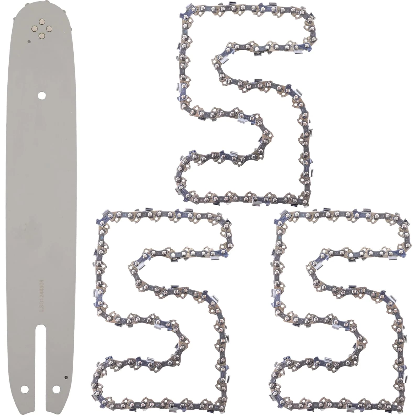 Alpina 270, 280 Chainsaw Guide Bar + 3 Chains 14" 35cm 1.3mm 3/8" 50TG A074 9T MAMUTH