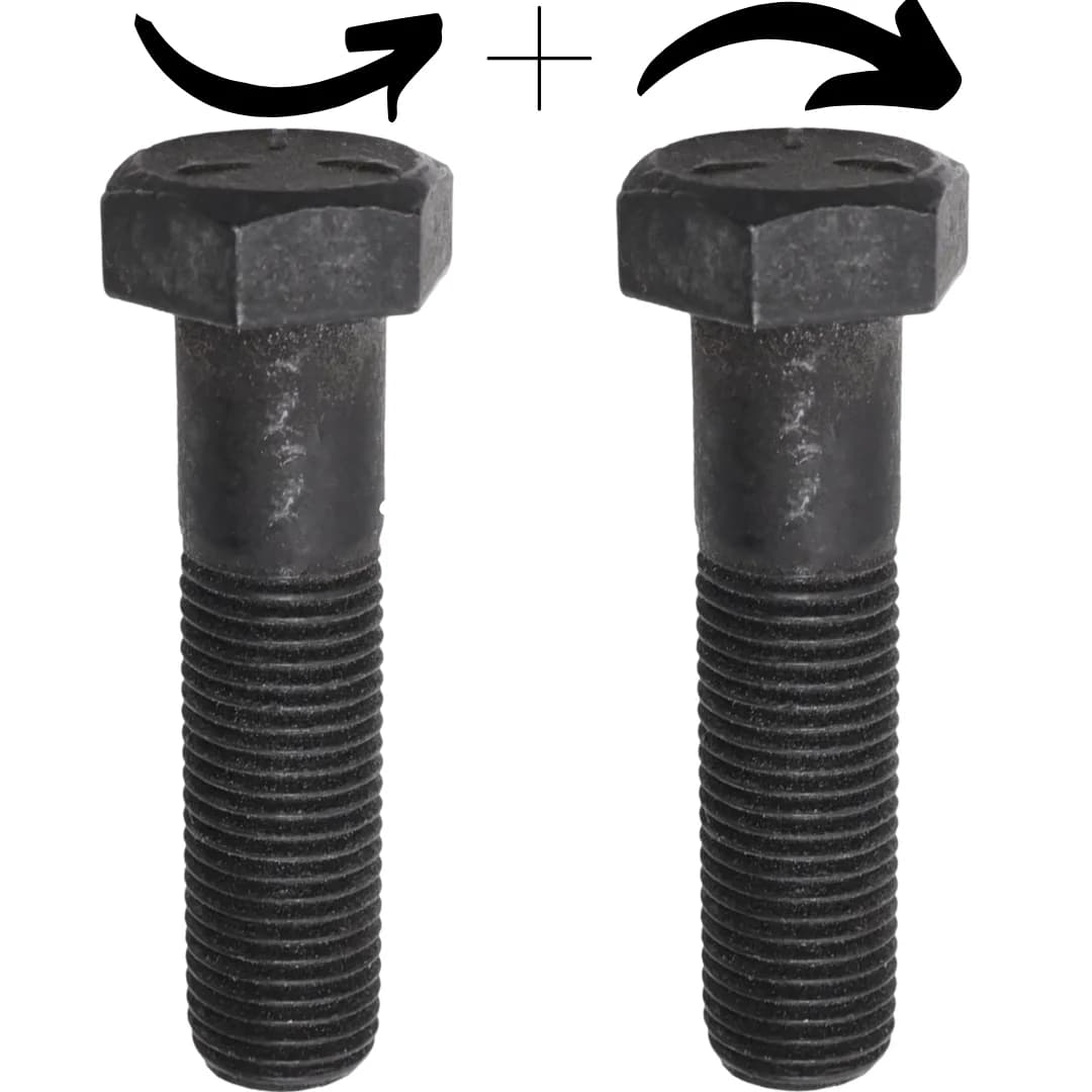 Knife screw left + right thread 38mm Craftsman Husqvarna Partner AYP