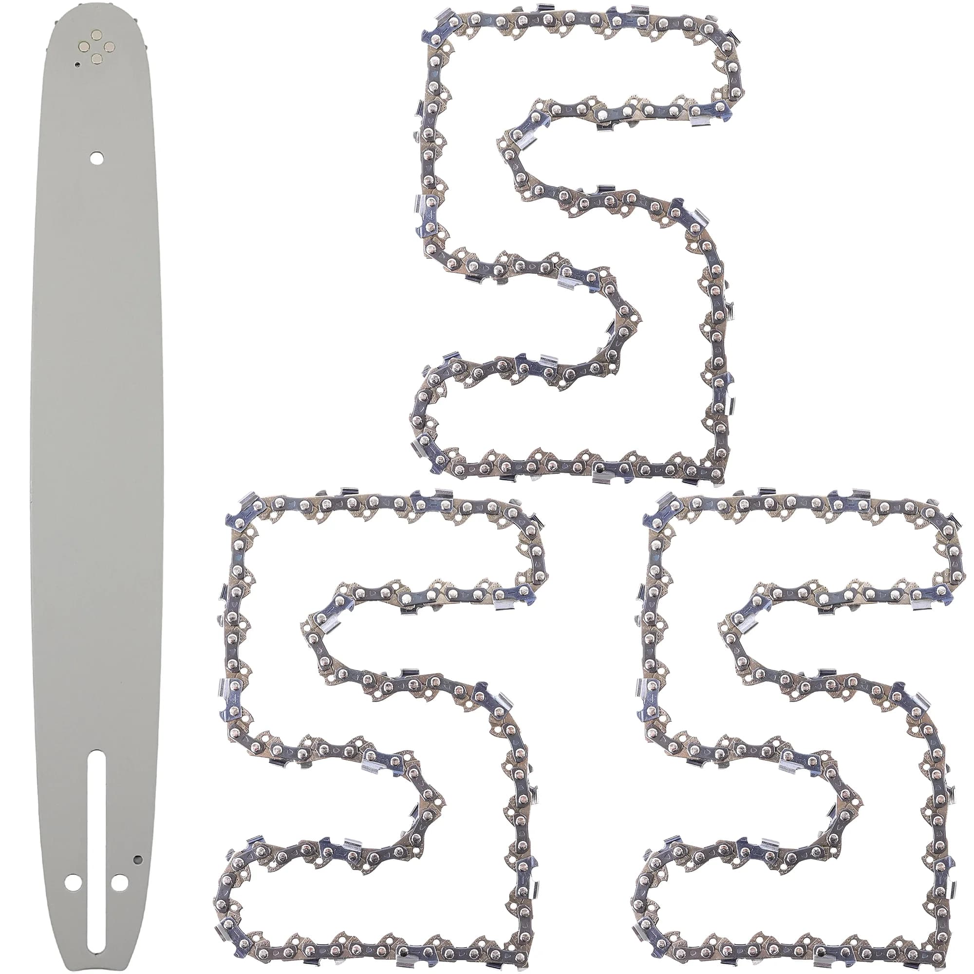 Alpina PROF-41, PROF-45 Guide Bar + 3 Chains 18" 45cm 1.5mm 0.325" 72TG K095