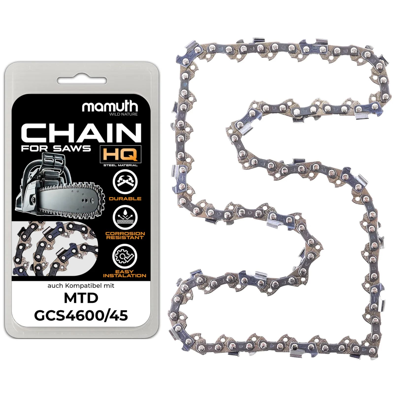 Saw chain 40cm 1.5mm 0.325"" 66 TG for MTD GCS4600/45