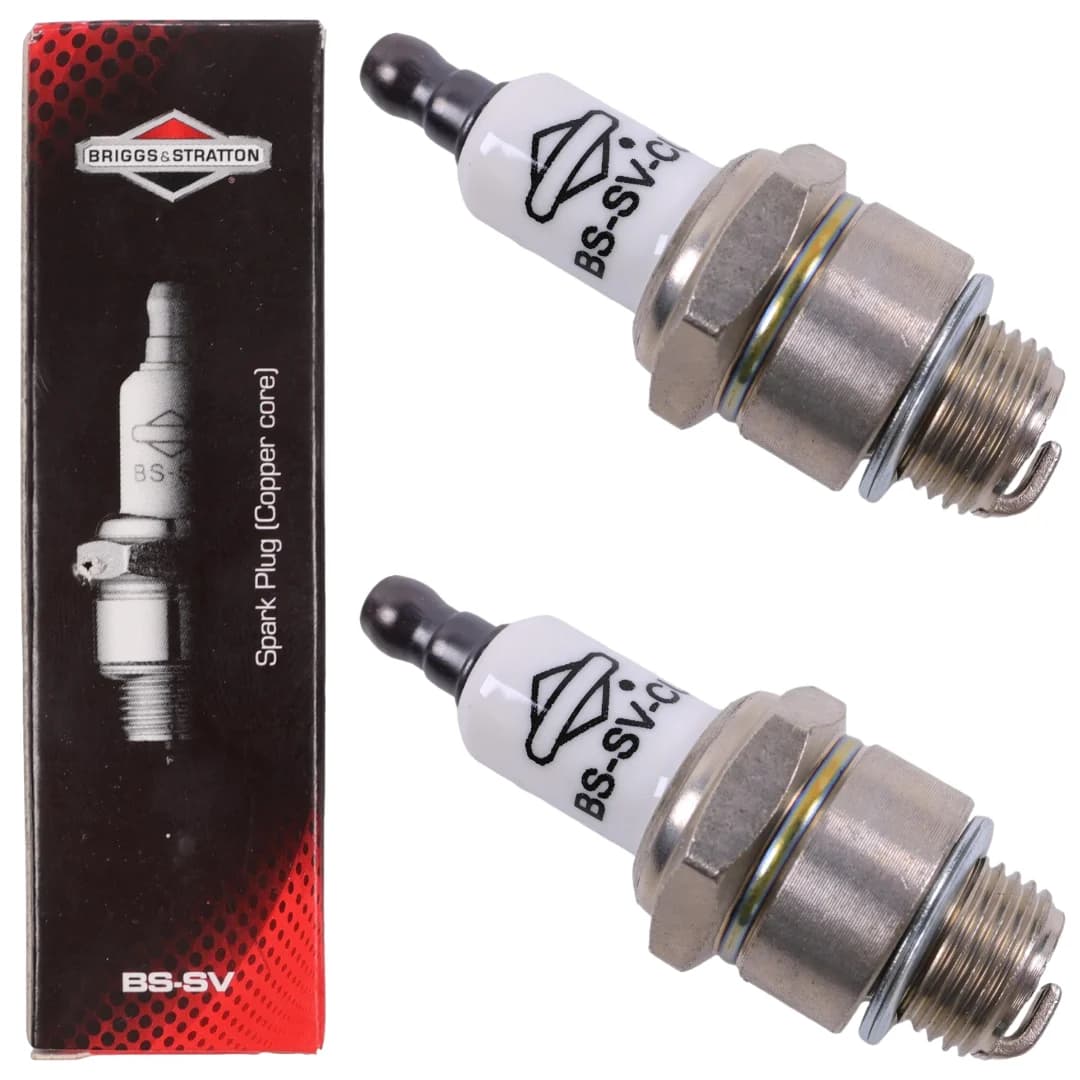 2x spark plug for Briggs & Stratton engines: BS-SV 992300 992300C 802592S RJ1