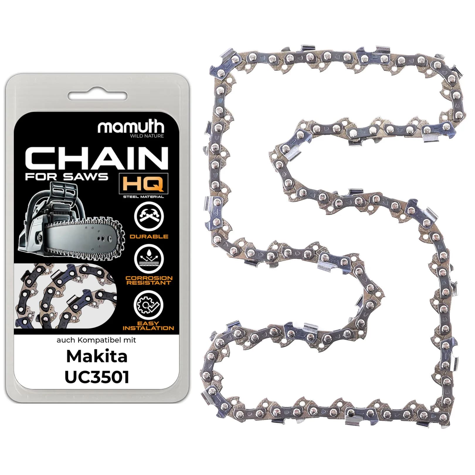 Chain for chainsaw 35cm 1.1mm 3/8" 52 TG for Makita UC3501