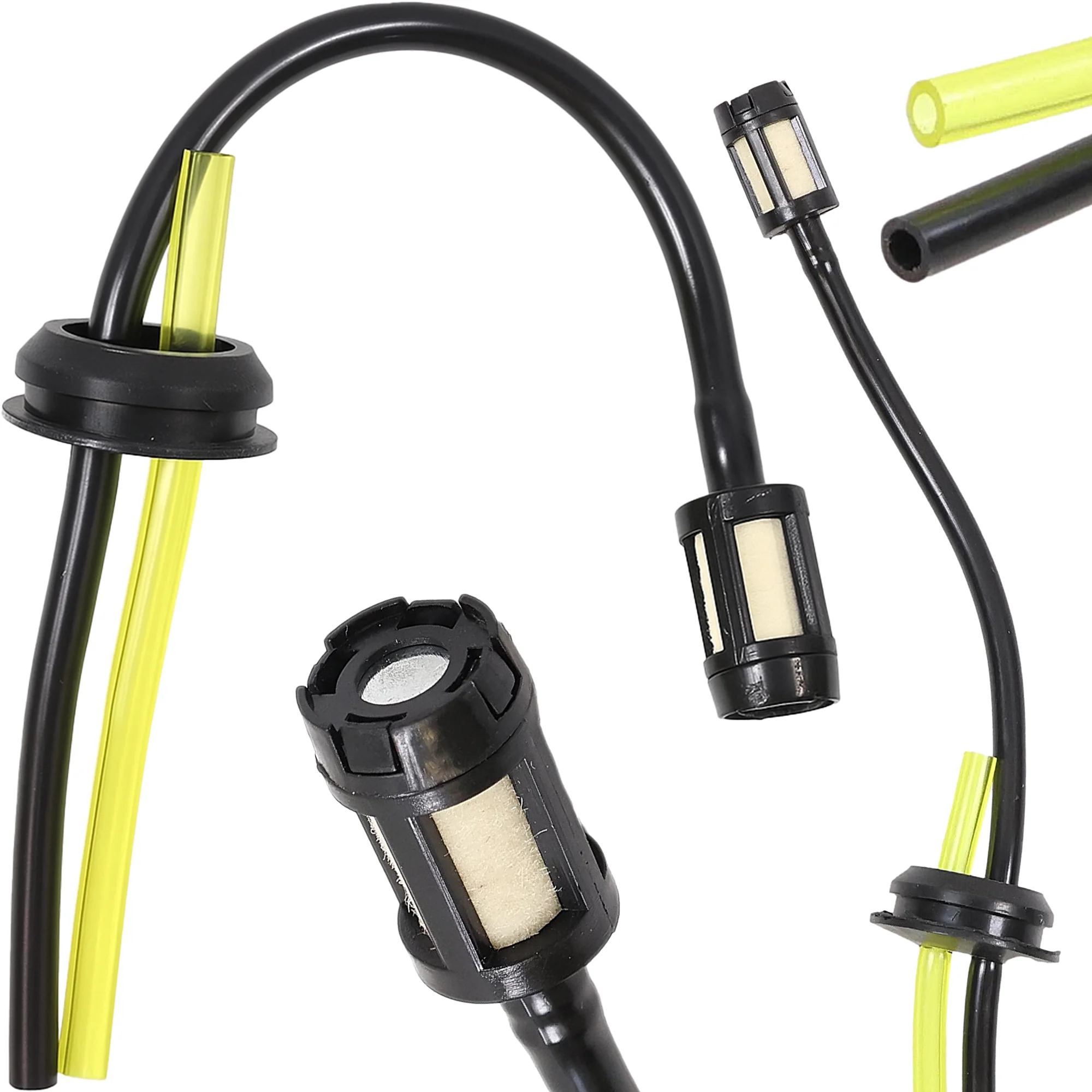 Fuel hose + fuel filter for NAC FLO EUROTEC FALONTECH LIDER KRAFT CASTORAMA MASTIF DEMON BASS SCHWARZBAU MATRIX POWERMAT MAGNUM FLORA