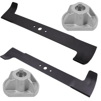 ZESTAW 2 NOŻY 102cm 2x 52cm do kosiarek STIGA BRILL  SOLO 82004341 82004340 + Piasty + śruby