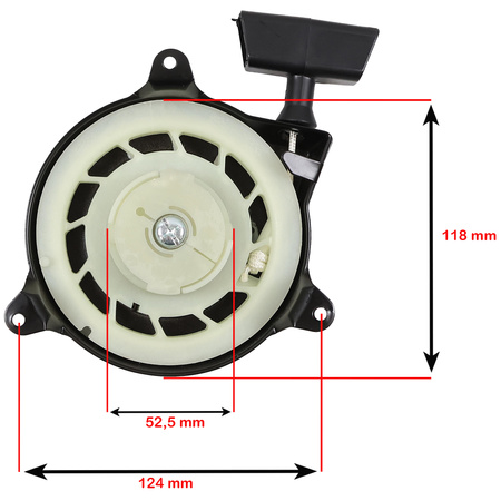 Pull-wire starter for B&S BRIGGS Quattro Classic Sprint 499706 690101 Breed mower starter