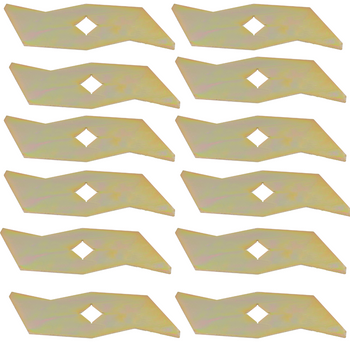 Blade set 12x 16cm for AL-KO 36 VE 38 VB 360VE 380VE 360VBS 380VBS
