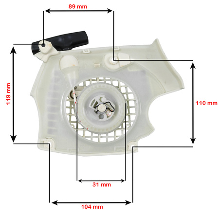 Pull starter for STIHL chainsaw MS171, MS181, MS211, MS211C, 1139 080 2102