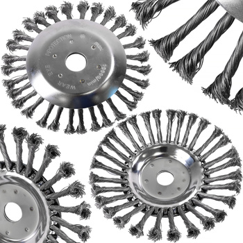 Lawn trimmer head brush 8" 25.4 wire brush brush brush weed brush