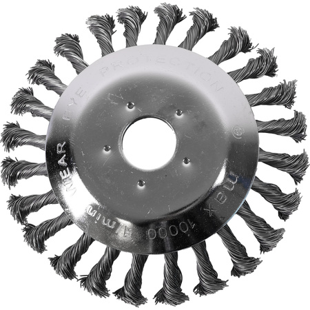 Weed brush - wire, 6" for brush cutter brush cutter 25.4mm MASTIF MATRIX DEMON