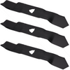 Blade set 3x 42cm for Stiga Park Combi 1134-6352-01 1134-6352-02 1134-9124-01