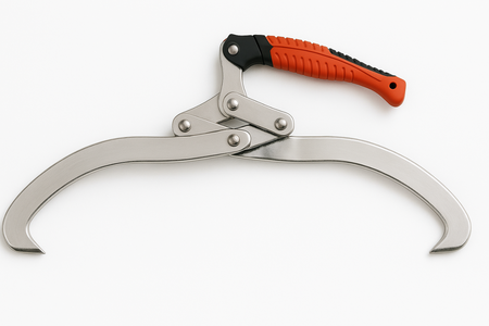 Wood tongs 12" For logs up to Ø 30 cm Hand packing tongs Hand lifting tongs Wood gripper