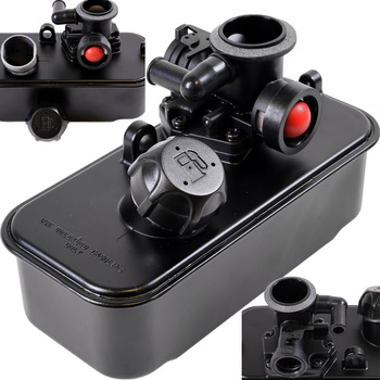 Fuel Tank + Carburetor for Briggs & Stratton Lawn Mower 499809 110908 110987