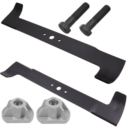 ZESTAW 2 NOŻY 102cm 2x 52cm do kosiarek STIGA BRILL  SOLO 82004341 82004340 + Piasty + śruby