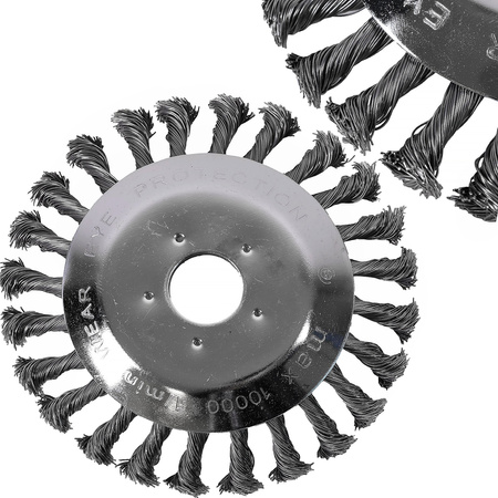 Weed brush - wire, 6" for brush cutter brush cutter 25.4mm MASTIF MATRIX DEMON