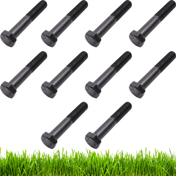 ZESTAW 10 ŚRUB 57mm Ø 3/8” mocowanie noży do piasty kosiarki AL-KO, BOLENS