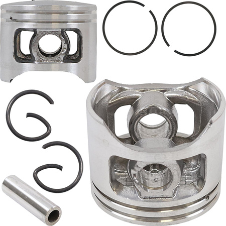 Piston for Chinese 45cc chainsaws 45mm pin: 11 mm piston rings Piston