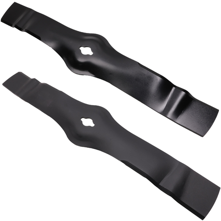 Blade set 2x 56cm for John Deere LT166 LT170 LT180 LX200 LX255 LX266 LX277 LX279