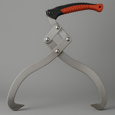 Wood tongs 12" For logs up to Ø 30 cm Hand packing tongs Hand lifting tongs Wood gripper