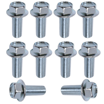 Zestaw 10 śrub kosiarki piasty noża 35mm Gwint M10x1,25 PRAWY STANDARD