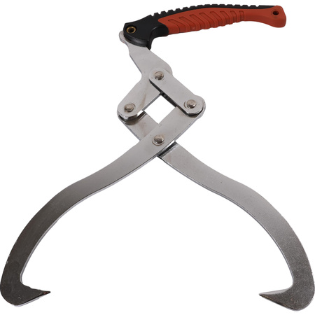 Wood tongs 12" For logs up to Ø 30 cm Hand packing tongs Hand lifting tongs Wood gripper