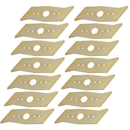 Noże 16cm 17x wertykulatora WOLF GARTEN UV28 UV30 UV32 UV40 3615095 3615005