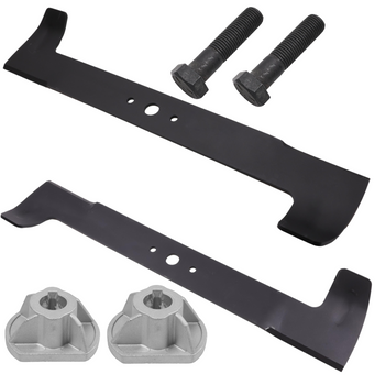 ZESTAW 2 NOŻY 102cm 2x 52cm do kosiarek STIGA BRILL  SOLO 82004341 82004340 + Piasty + śruby