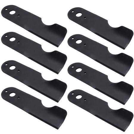 Zestaw 8x NÓŻ 24cm do MTD GUTBROD YARD MAN 742-0495 742-0495B 942-0495 942-0495B