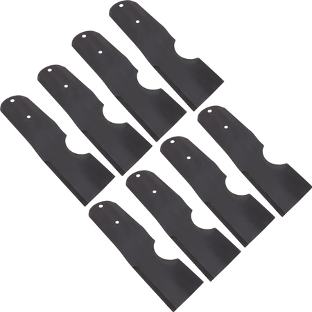 Cutter set 8x 25cm for Gutbrod 76 RTH 12/76 HN 675C 12.5/76 M 500 M510C 11/30