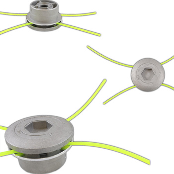 Universal string head with string for grass trimmer, brushcutter