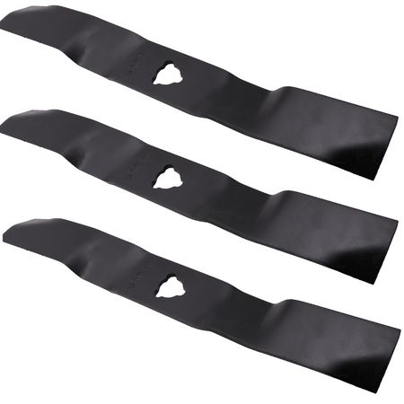 Knife set 3x 46cm for Stiga Park 125 Combi 1134-9125-01 1134-5832-01 Knife set