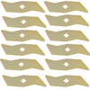 Blade set 12x 16cm for AL-KO 36 VE 38 VB 360VE 380VE 360VBS 380VBS