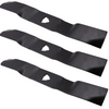 Knife set 3x 46cm for Stiga Park 125 Combi 1134-9125-01 1134-5832-01 Knife set